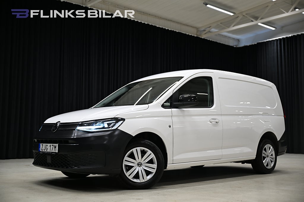 Volkswagen Caddy Maxi DSG 122HK Drag|Värmare|ActiveInfo|LED|Lågmil|Leasbar