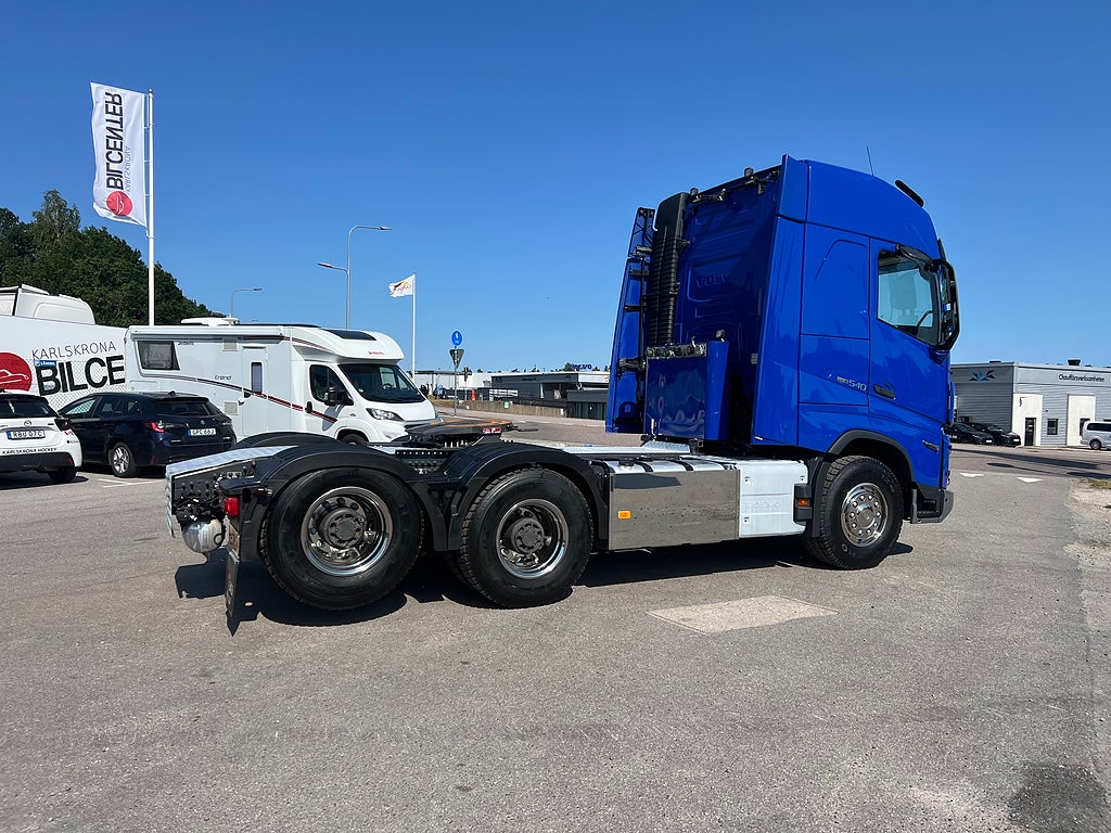 Volvo FH13 540 6x4 Dragbil Lyftbar Tandem Axel, Hydraulik, Fullutrust.