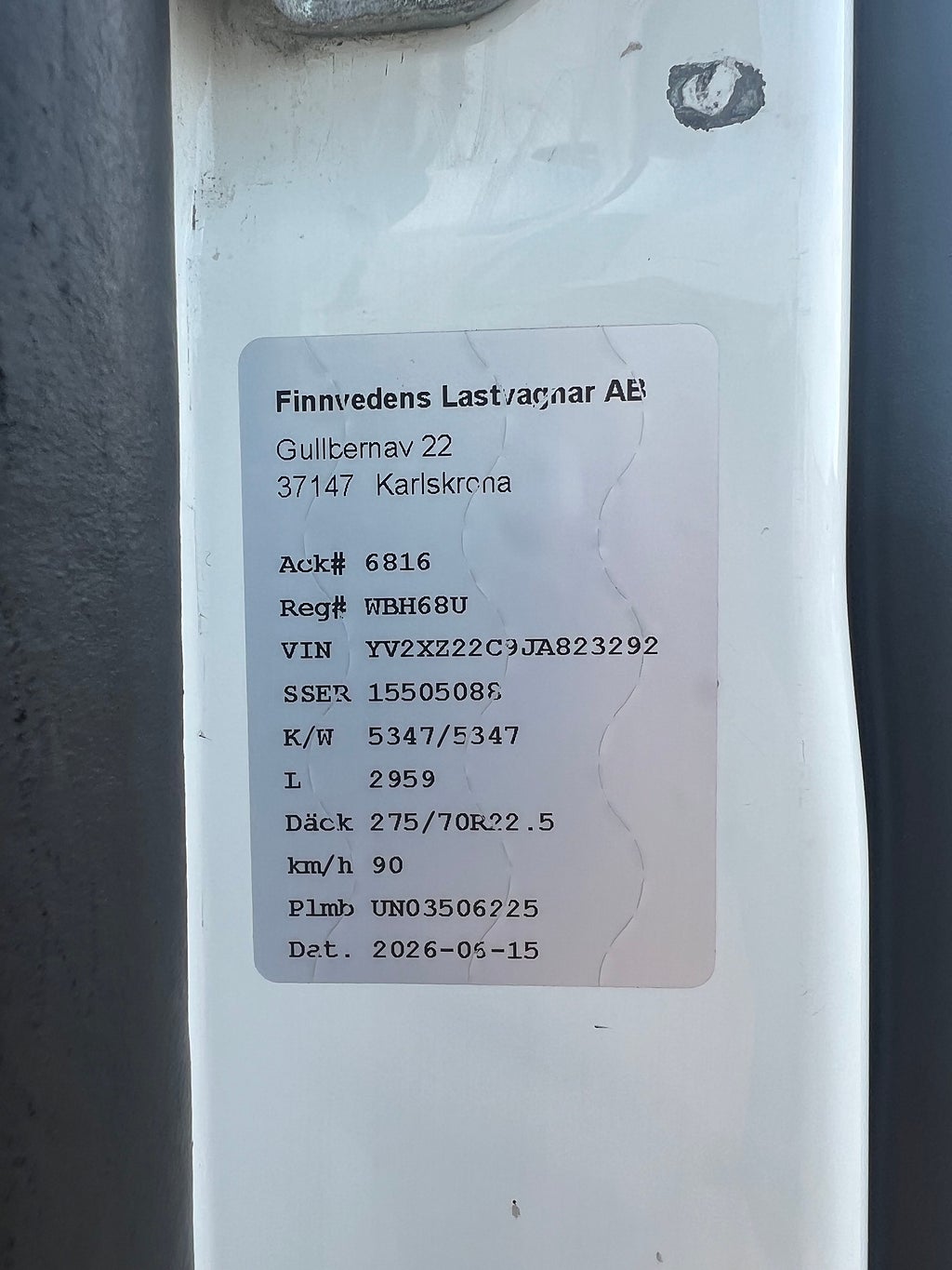 Volvo FM13 410 6x2 Skåpbil, *17 400 Mil*, Euro 6