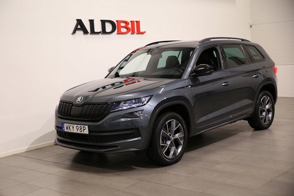 Skoda Kodiaq TSI 190hk 4x4 Sportline Ambition DSG / Businesspkt / Drag / Värm