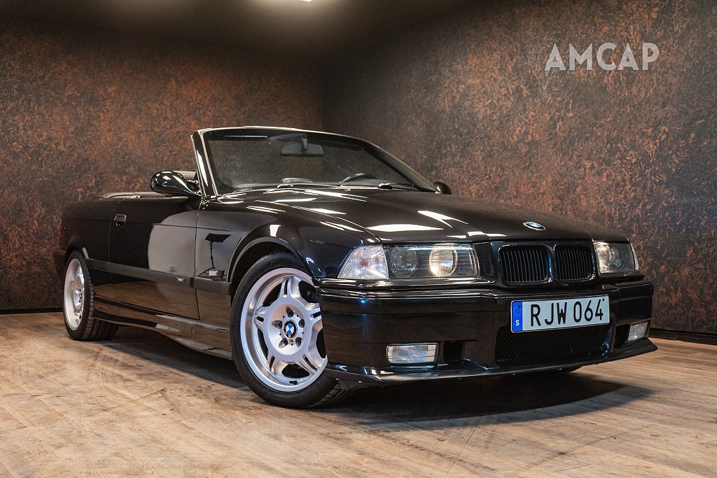 BMW M3 Convertible 3.0 286hk | SKICK | Soft Top | Cosmos svart