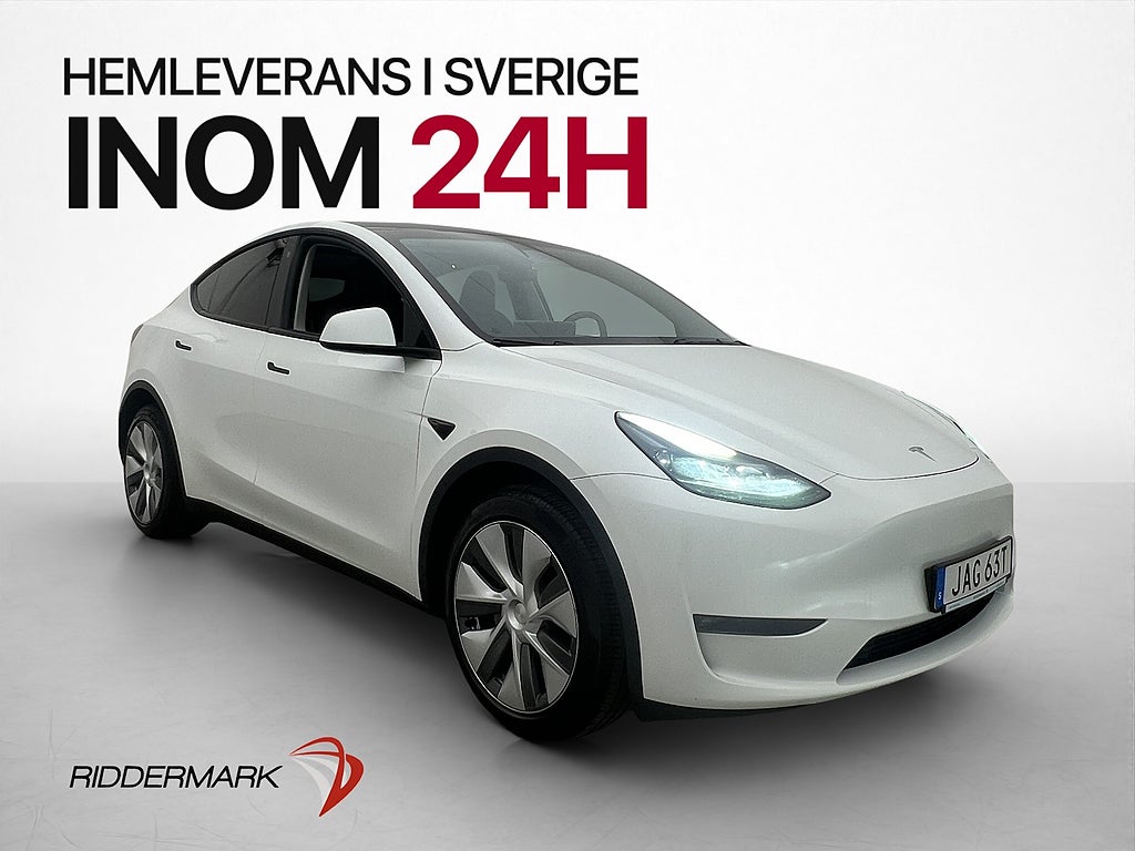 Tesla Model Y Long Range AWD 514hk Pano Drag Autopilot MOMS