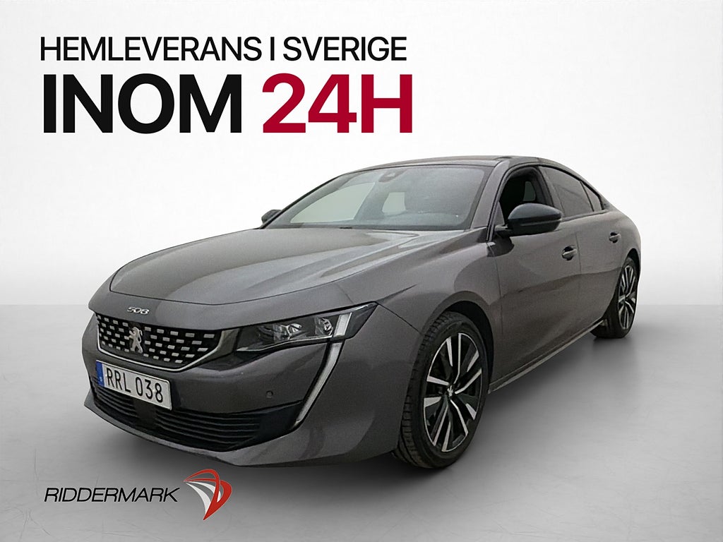Peugeot 508 225hk Drag Endast 0,57l/mil Pano Apple CarPlay