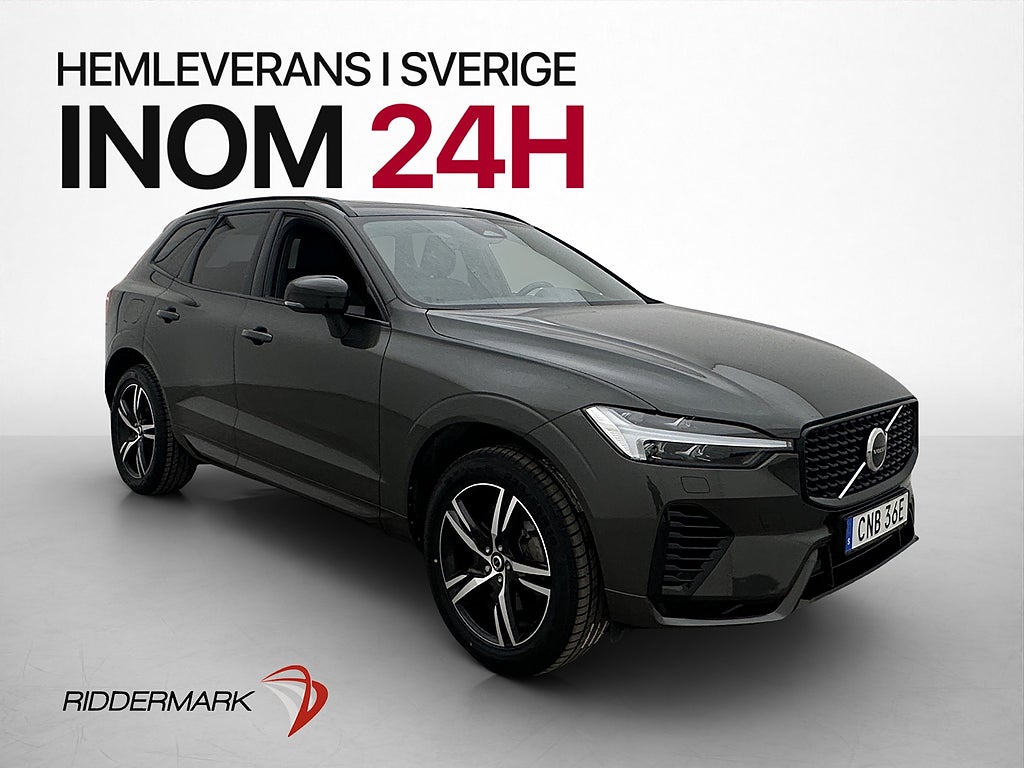 Volvo XC60 T6 350hk AWD R-Design Pano H/K Värmare Skinn Drag