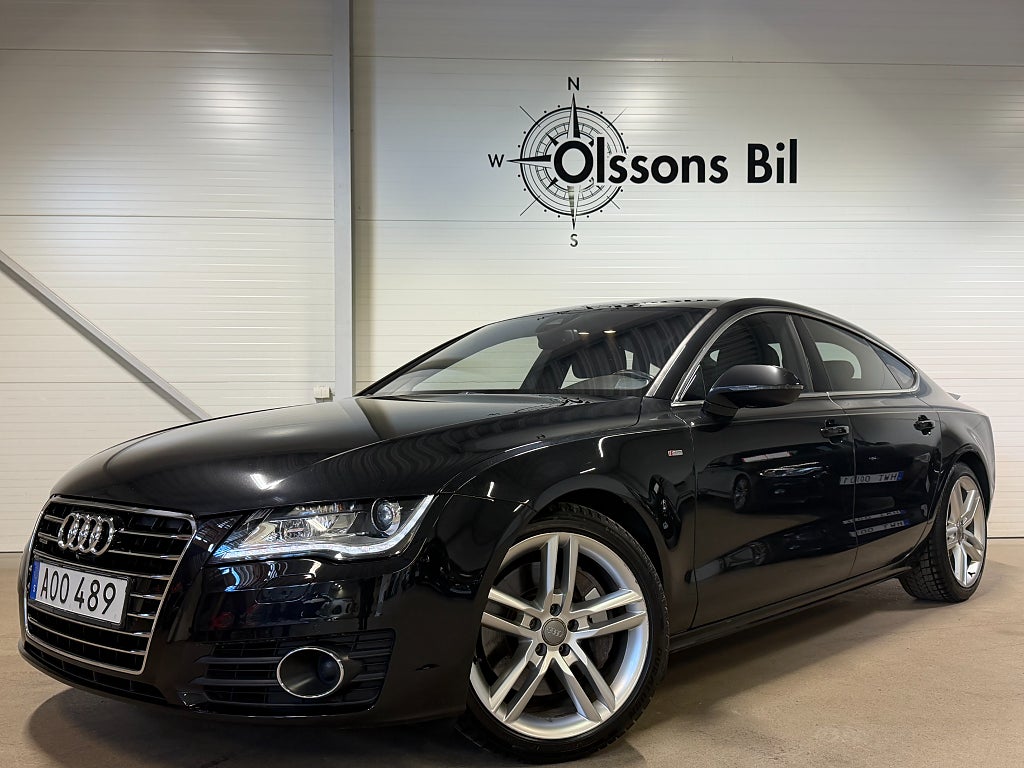 Audi A7 3.0 TFSI V6 Q S Line Aut GPS B-Värm SoftClose B-kam 
