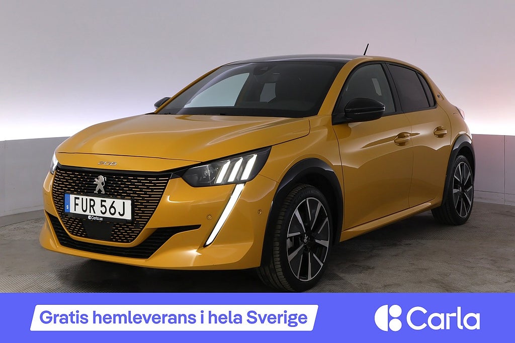 Peugeot E-208 GT Pack Kamera Adap.Fart Värmare LED