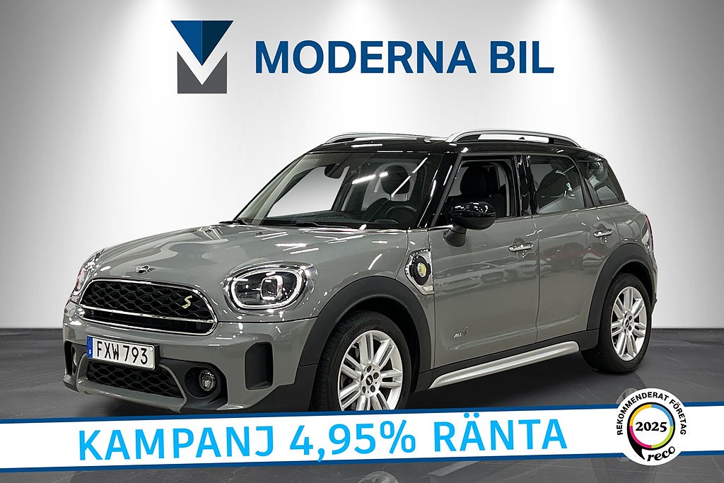 MINI Countryman Cooper SE ALL4 220hk Moms B-kam 4,95% Ränta