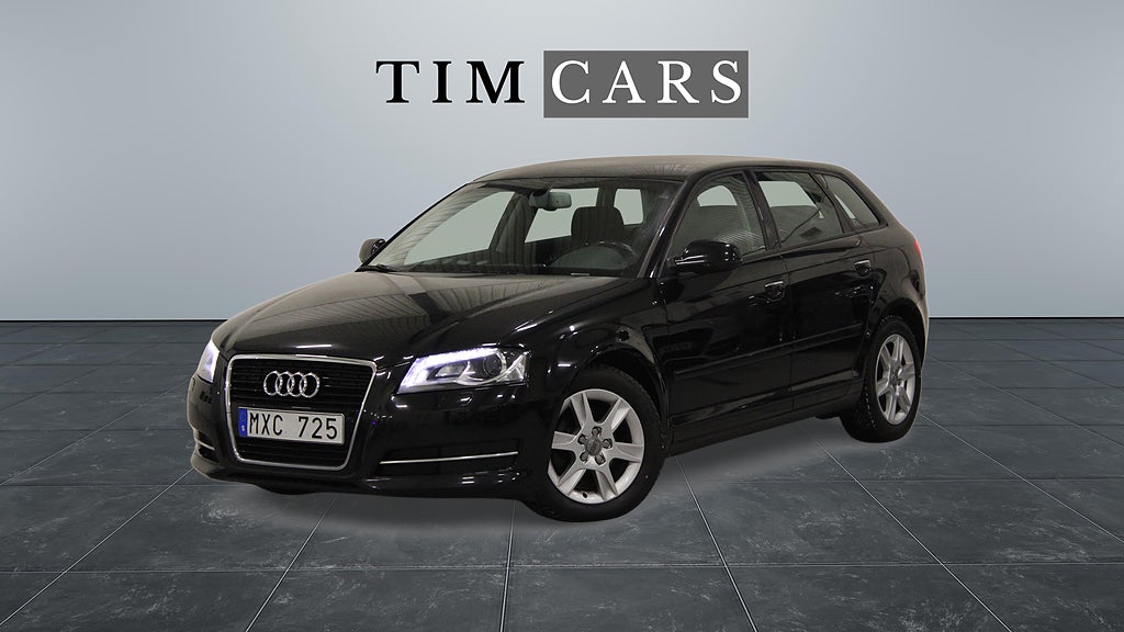 Audi A3 Sportback 1.6 TDI Attraction, Comfort Euro 5 lågmil 