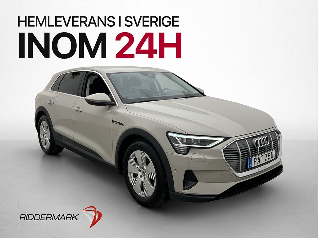 Audi E-Tron 50 Quattro 313hk Cockpit Kamera Navi Sensorer