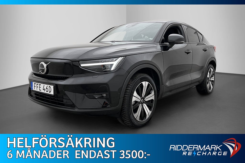 Volvo C40 Twin motor 408hk Pano H/K 360° Navi Drag MOMS