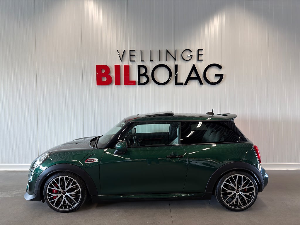 MINI John Cooper Works 3-dörrars Pano H/K HUD B-Kamera Navi Skinn