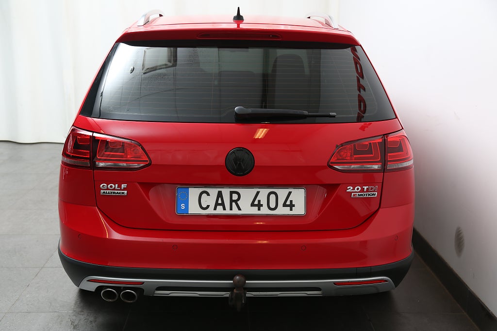 Volkswagen Golf Alltrack 2,0 TDI 184hk 4M Alltrack DSG Navi Kamera Värmare 2016