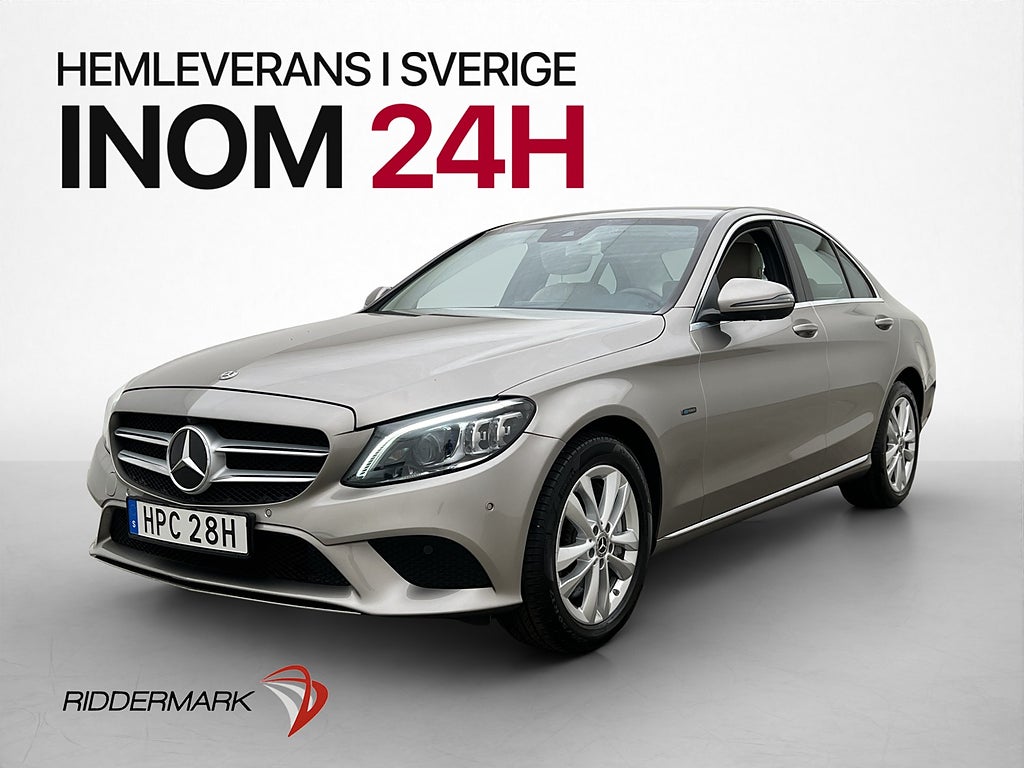 Mercedes-Benz C 300 e Cockpit Skinn 360° 1-Ägare 320hk
