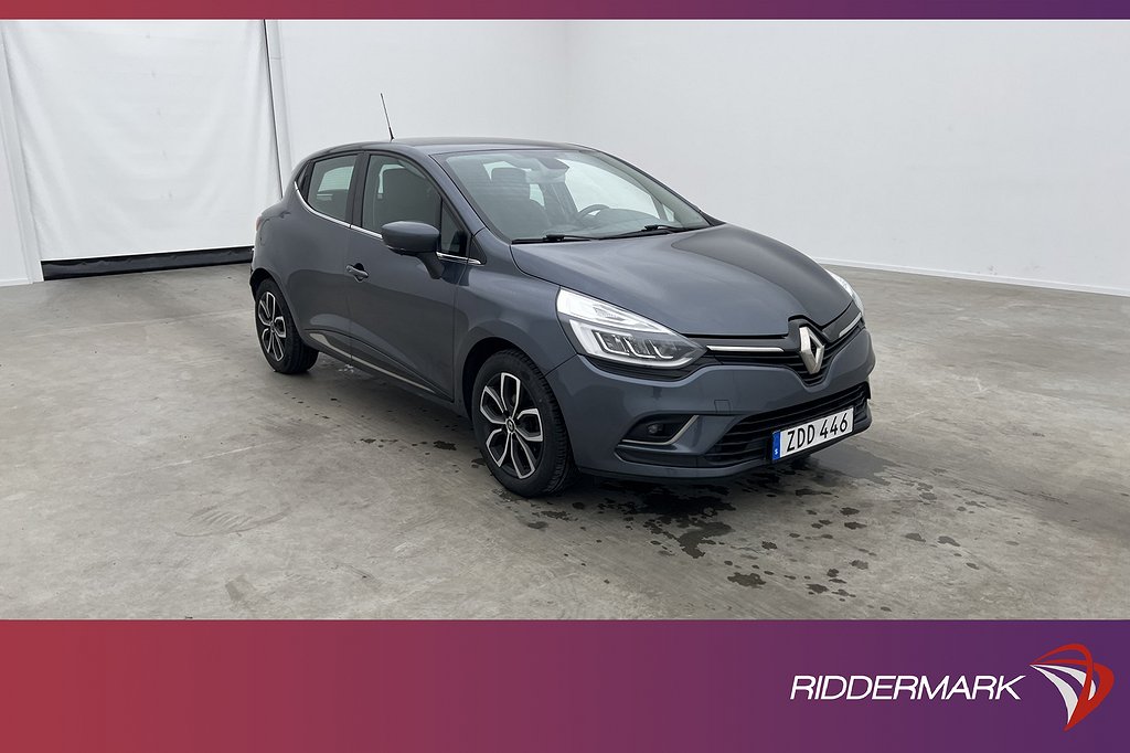 Renault Clio 1.2 TCe 118hk Sensorer H-skinn BASS Navi