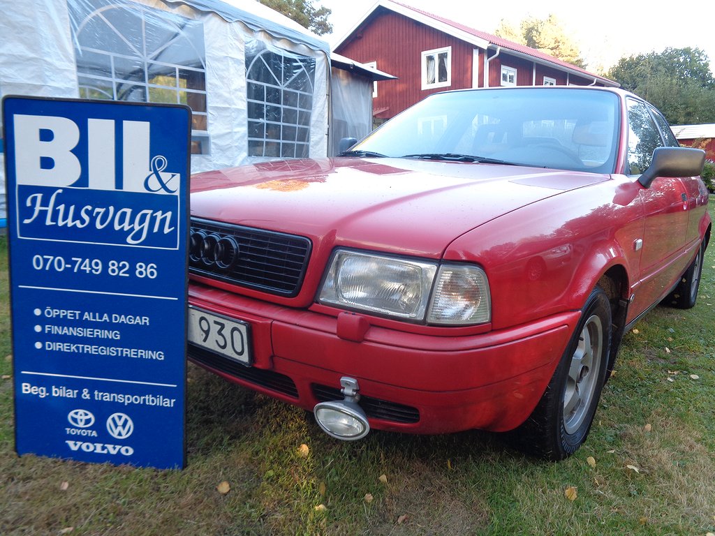 Audi 80 2.0 E NYBES/SKATTEFRI/PÅKOSTAD/BRA SKICK/FINANS/INBYTE