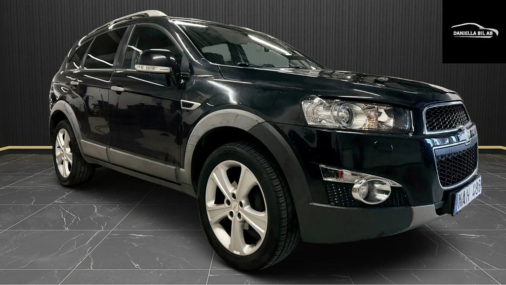 Chevrolet Captiva 2.2 VCDI AWD HYDRA-MATIC 7-SITS TAKLUCKA FULLUTRUSTAD