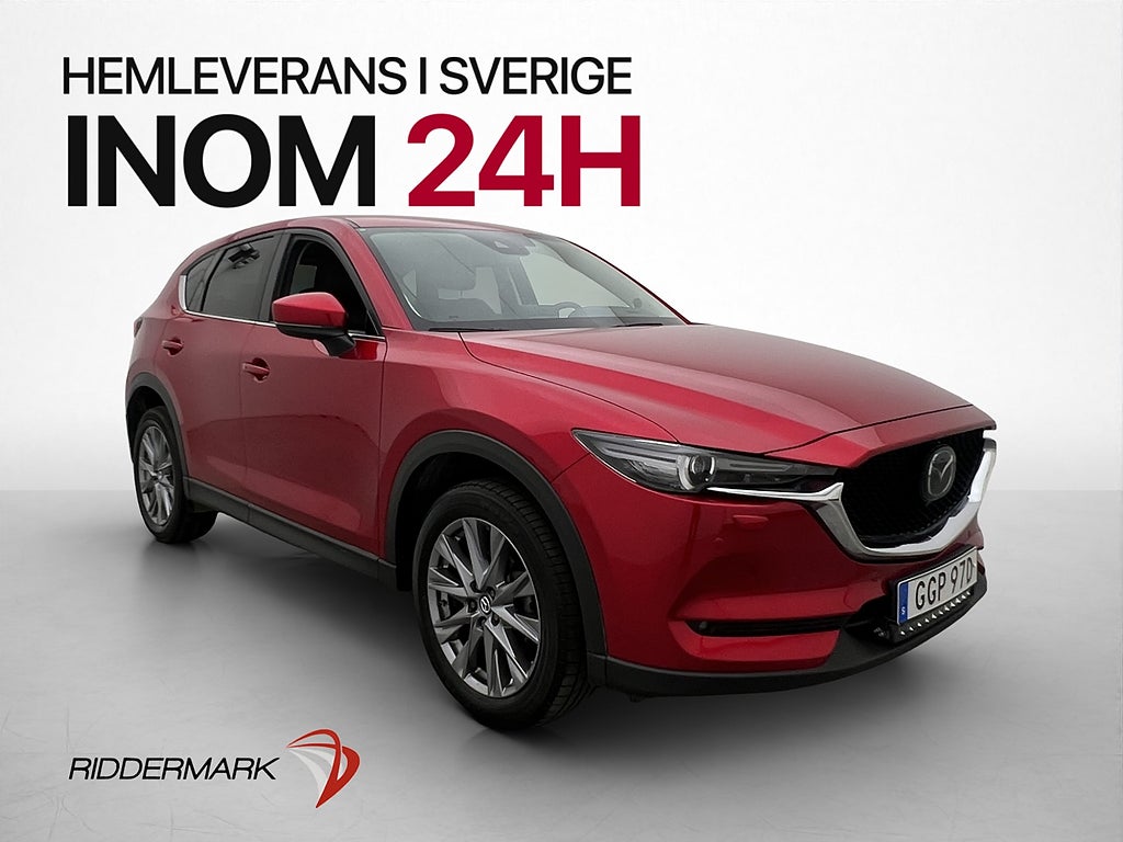 Mazda CX-5 AWD 194hk Optimum BOSE HUD 360° Navi Skinn Drag