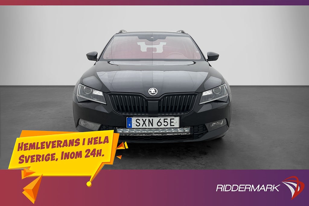 Skoda Superb 2.0 TDI 4x4 Sportline D-värm Cockpit Pano Drag