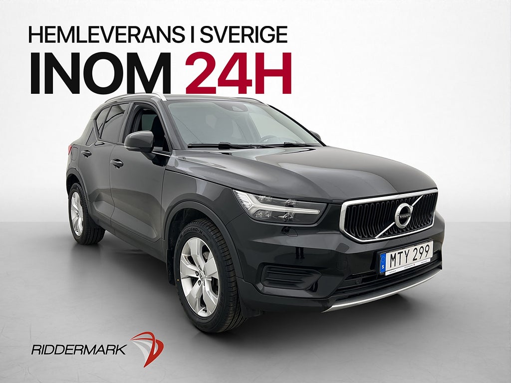 Volvo XC40 T3 156hk Momentum Kamera Farthållare Två-Brukare