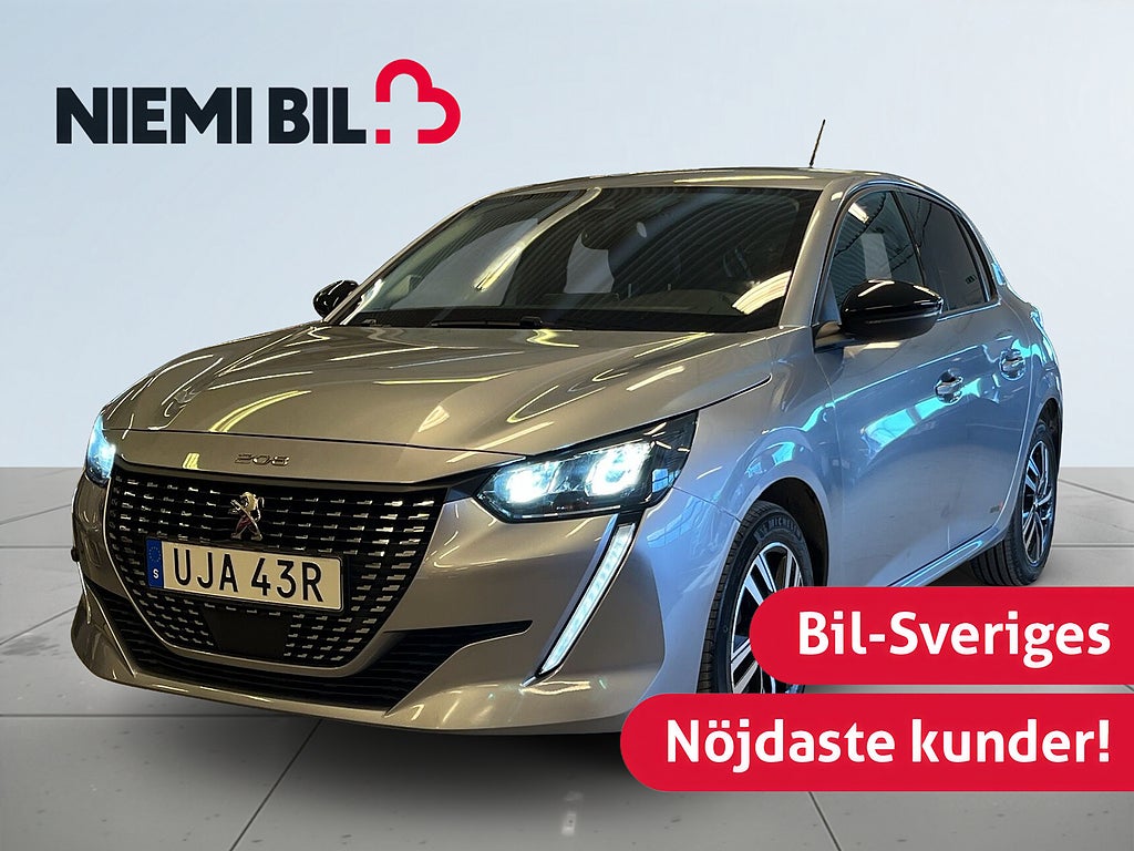 Peugeot 208 1.2 PureTech Allure MoK-Värm/Kamera/S&V-Hjul/Låg skatt