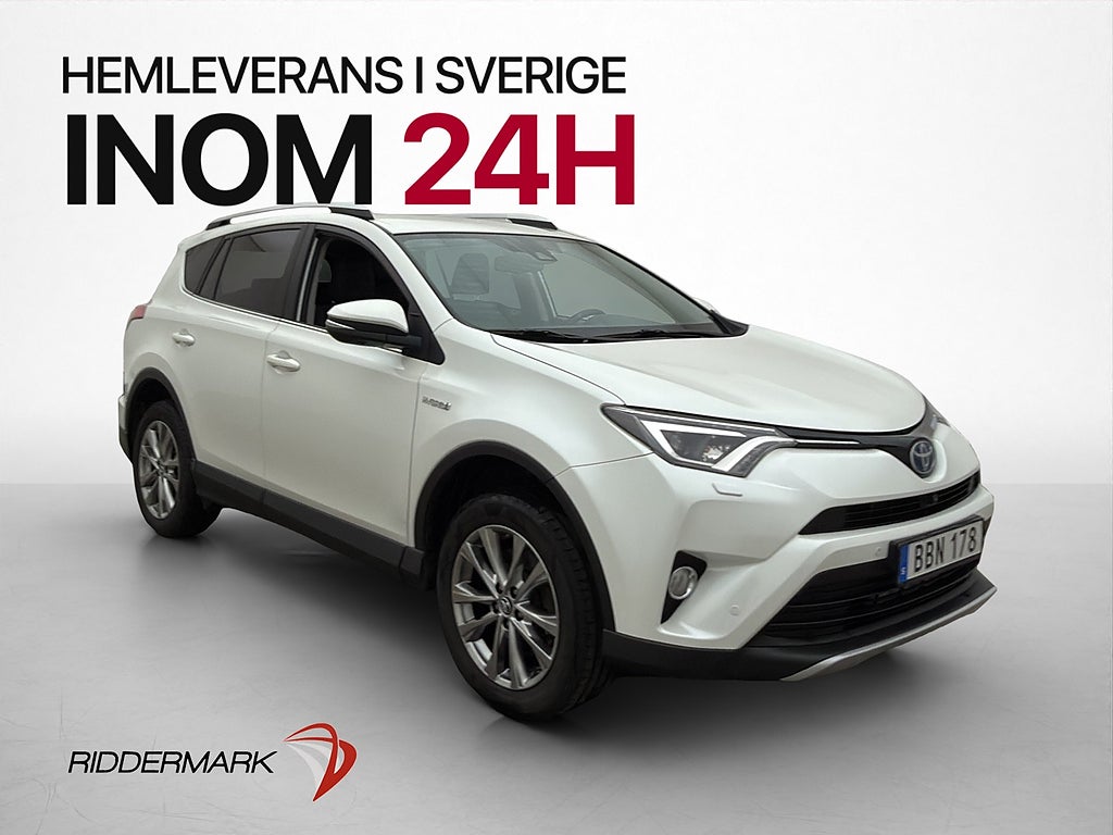Toyota RAV4 Hybrid AWD 197hk Executive 360° Navi Skinn Drag