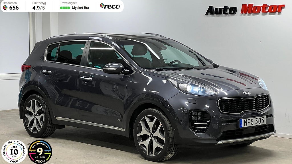 Kia Sportage 2.0 CRDi AWD GT-Line 185hk Panorama/Drag/En ägare