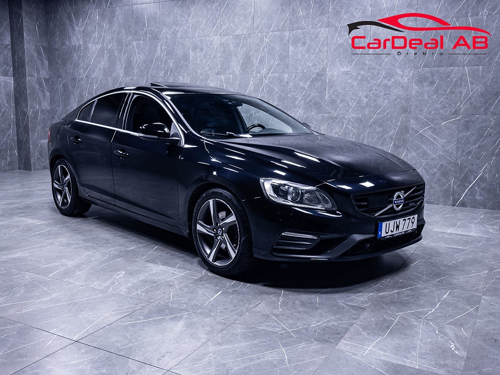 Volvo S60 D4 R-Design Värmare Taklucka Kamera Navi Skinn VOC Drag