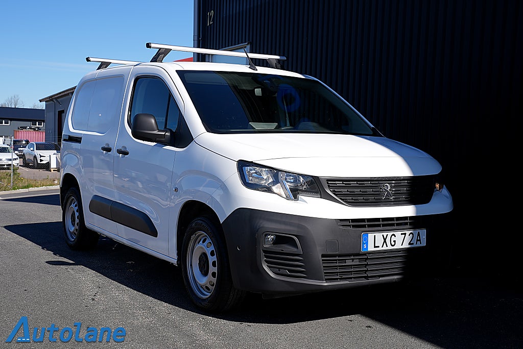 Peugeot Partner Utökad Last 1.5 BlueHDi 130 EAT Dragkrok,Värmare,3 sits