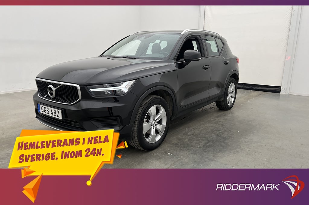 Volvo XC40 T2 129hk Dragkrok Navigation Rattvärme Sensorer