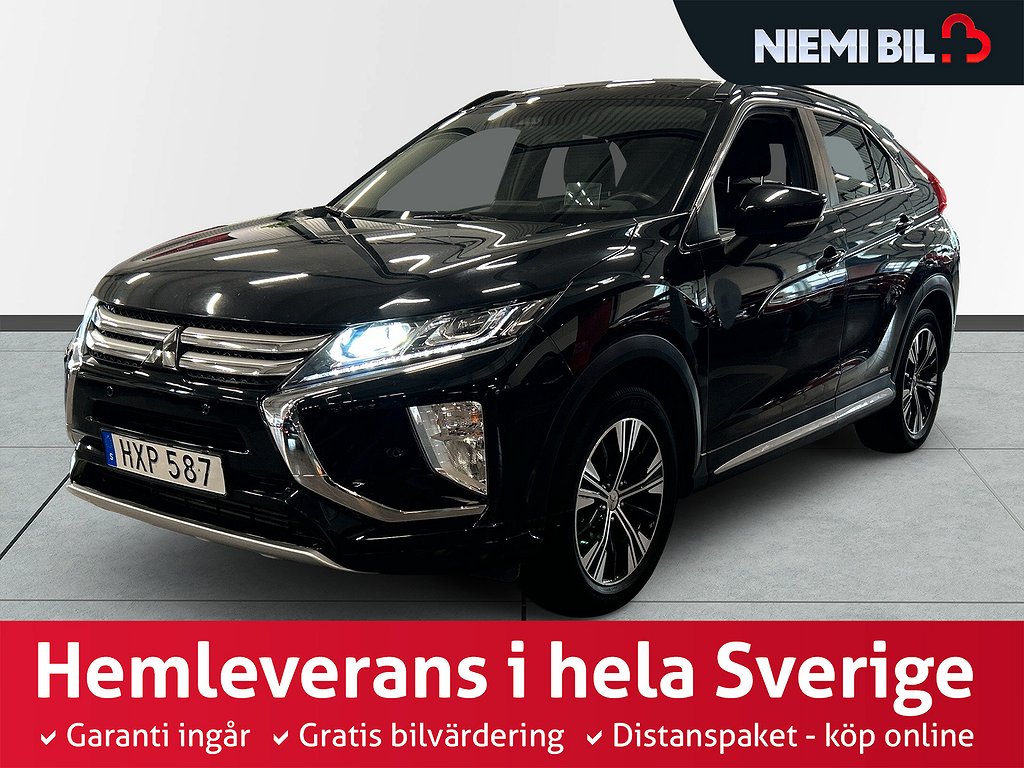 Mitsubishi Eclipse Cross 1.5 4WD S&V-hjul/Pano/360/Skinn/HUD