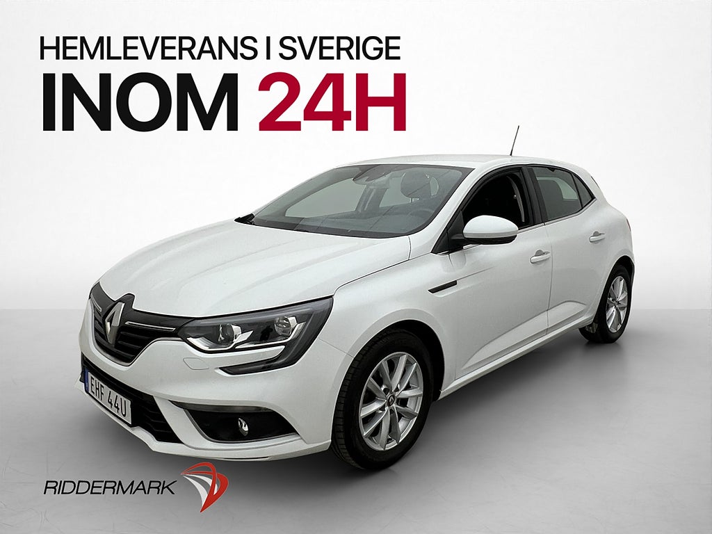 Renault Mégane 1.3 TCe 140hk Zen P-Sensorer Navi Bluetooth