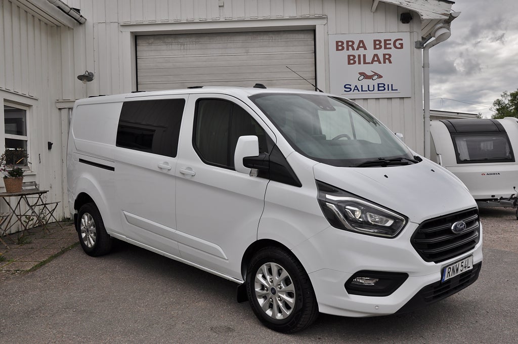 Ford transit Custom Crew 340 L2/LWB 2.0 170hk Värmare B-kam Drag 