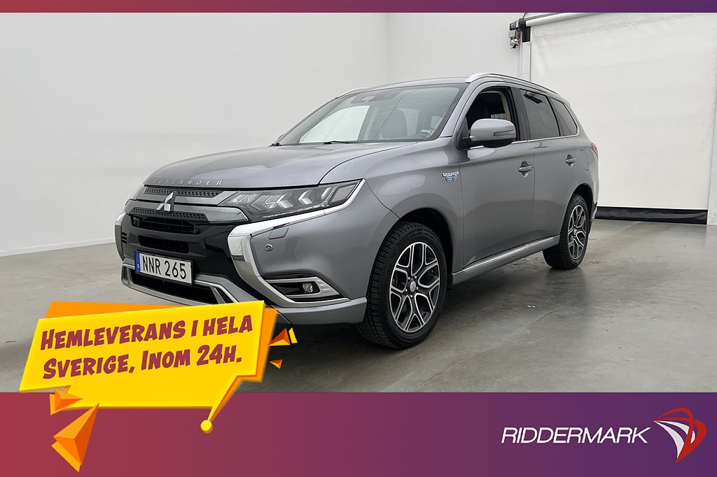 Mitsubishi Outlander PHEV AWD 224hk Comfort Kamera Halvskinn