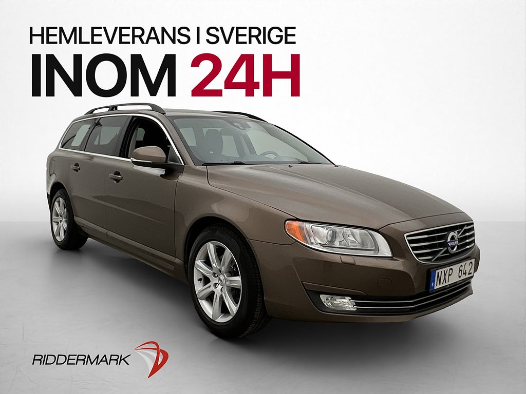 Volvo V70 T4F 180hk Momentum Värmare Farthållare Svensksåld