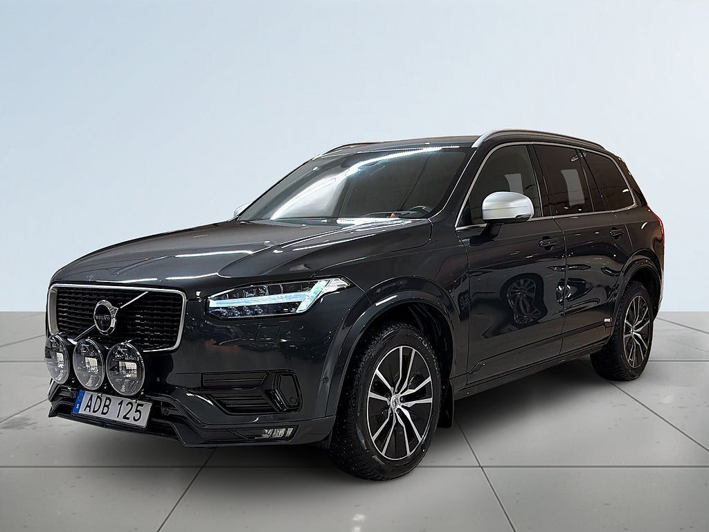 Volvo XC90 7-sits T5 AWD R-Design Drag 360° HuD Navi H/K-ljud S&V
