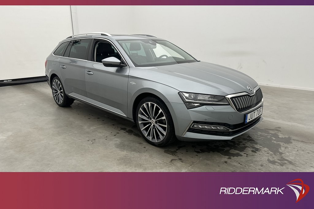 Skoda Superb 1.4 Plug-In 218hk L&K Cockpit Pano Canton Moms