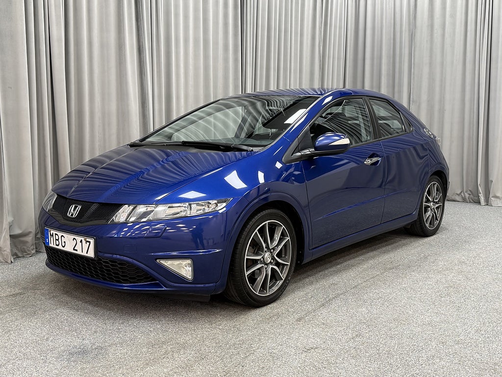 Honda Civic 1.8 i-VTEC 140HK Sport Dragkrok/Välservad/1 Brukare