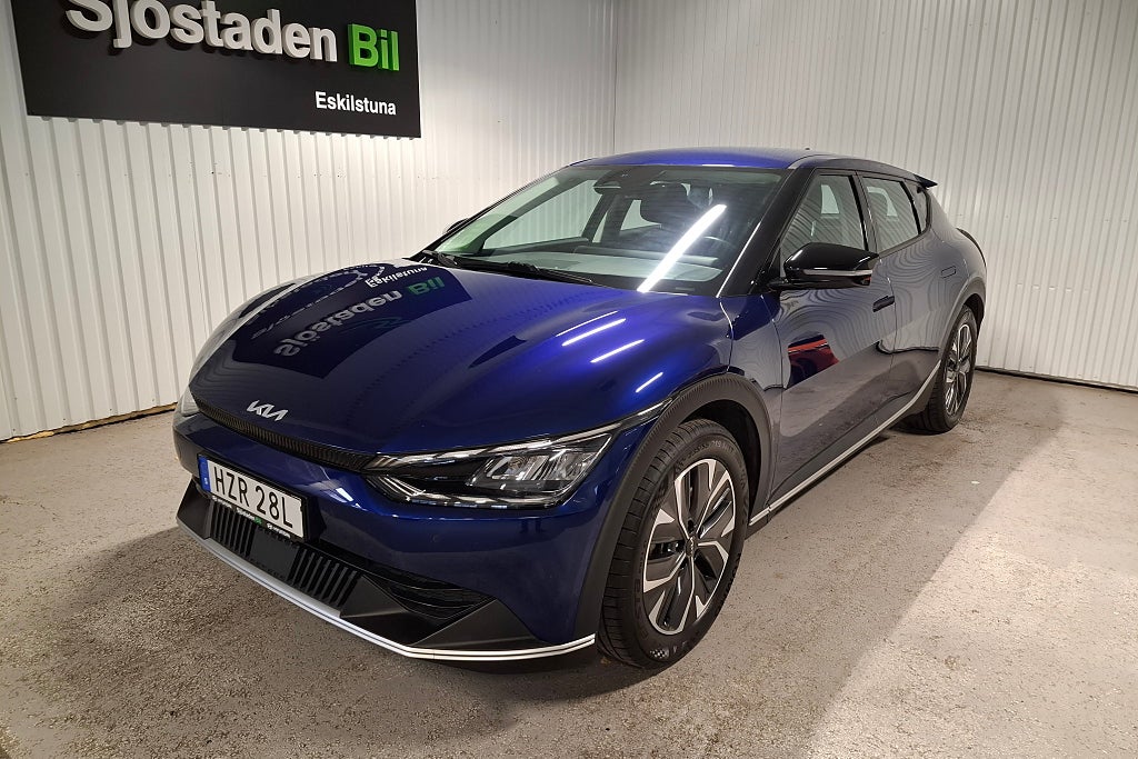 Kia EV6 77.4 kWh PLUS Led Drag GPS Skinn Digitala Mät Elstolar