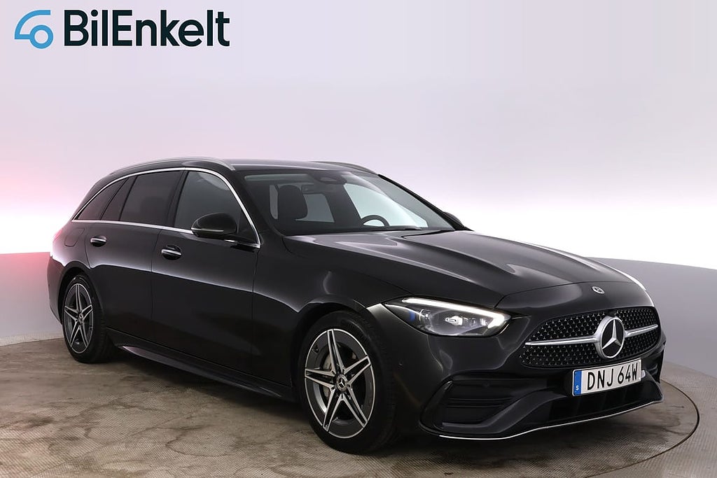 Mercedes-Benz C220 T d AMG Premium 360* Värmare 200hk