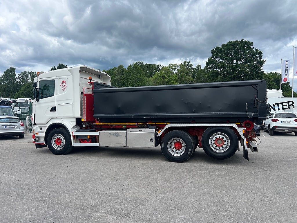 Scania R500 V8 6x2*4 Manuell Växellåda, Lastväxlare inkl flak