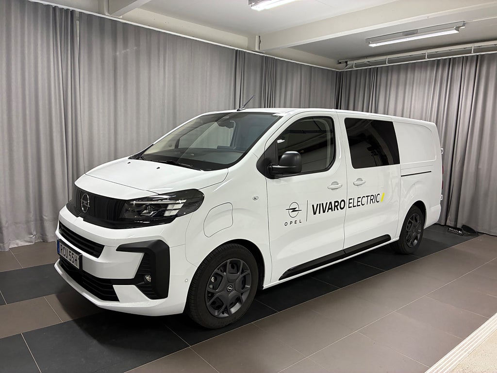 Opel Vivaro-e L3 ELIT Crew Cab Luxury Pack dragkrok dubbeldörr DEMO