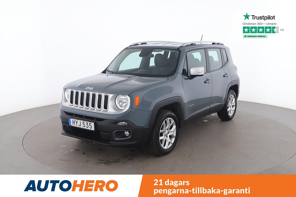 Jeep Renegade 2.0 CRD 4WD Limited / Beats, Rattvärme, GPS