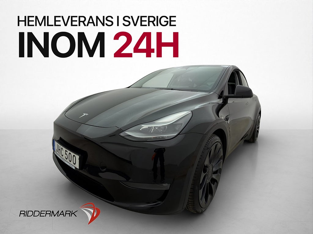 Tesla Model Y Performance 534hk Autopilot Pano Svensksåld