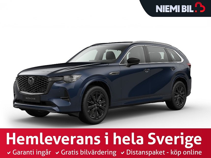 Mazda CX-80 PHEV AWD 7-sits/10 Års Garanti/60km elräckvidd