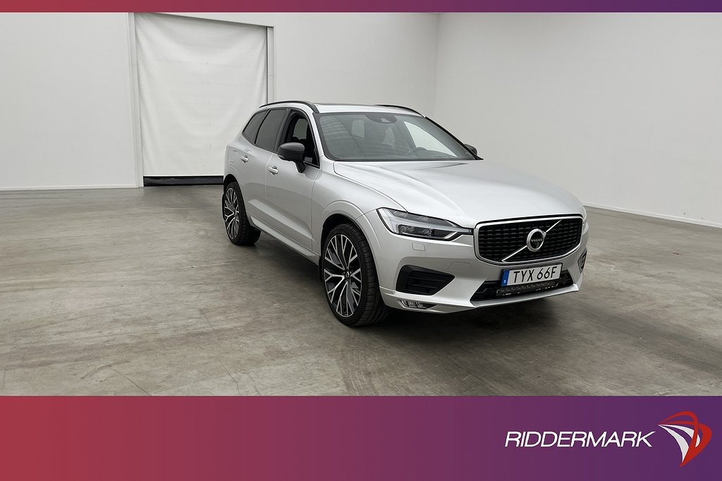 Volvo XC60 B4 AWD 197hk R-Design H/K Pano HUD 360° Navi Drag