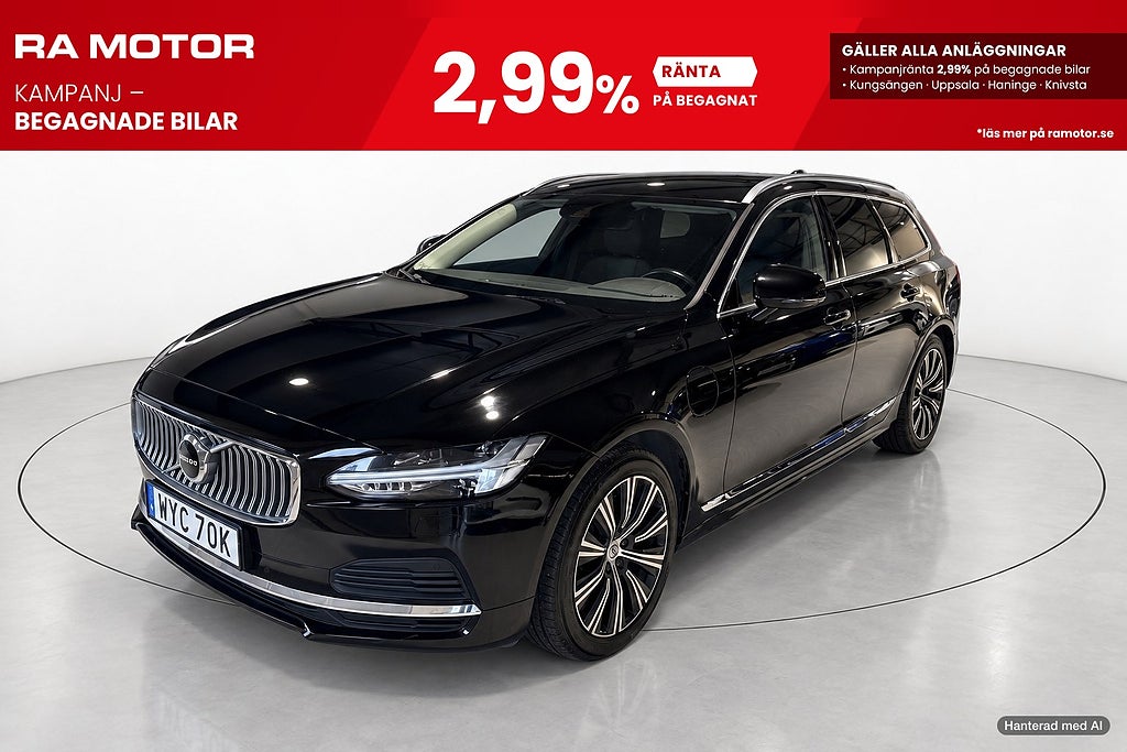 Volvo V90 Recharge T6 AWD 341hk  Momentum Adv | Drag | B-kamera | 2021