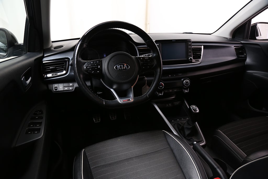 Kia Rio 1,0 T-GDI 120hk GT-Line CarPlay Kamera Motorvärmare 2018