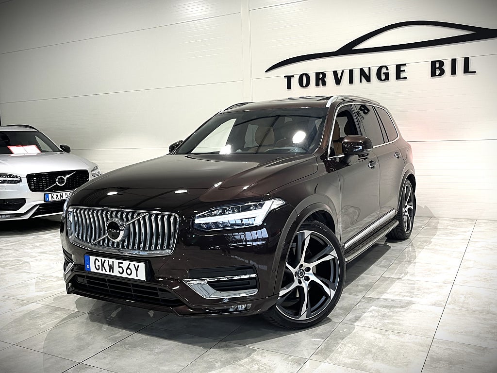 Volvo XC90 B5 AWD Inscription 3,95% Ränta 7-Sits Pano Navi Drag B&W Luftf