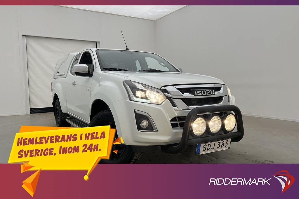 Isuzu D-Max Space Cab 4WD 163hk Värm Drag B-Kam L-Släde Moms