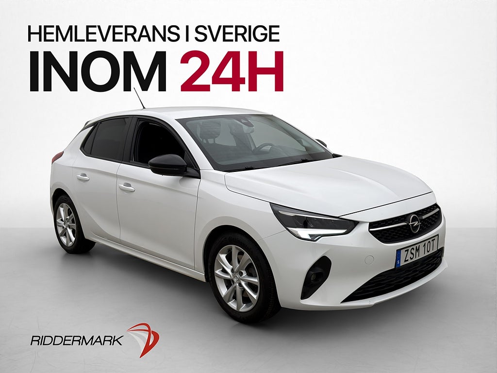 Opel Corsa 1.2 100hk Launch Edition Kamera CarPlay Rattvärme